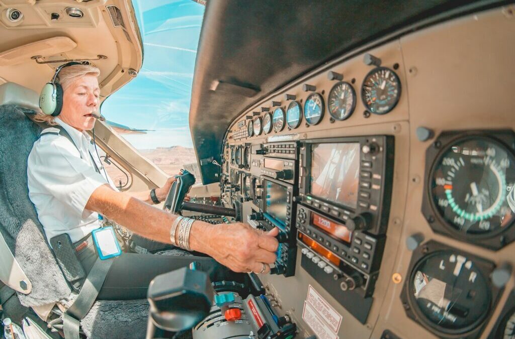 Prinsip dasar dalam menerbangkan pesawat komersial dalam simulator pesawat