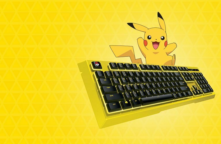 RAZER x Pokemon Pikachu Edition Gaming Keyboard | Accessories, Gaming ...