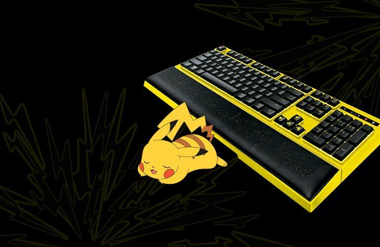 Pikachu razer keyboard online and mouse