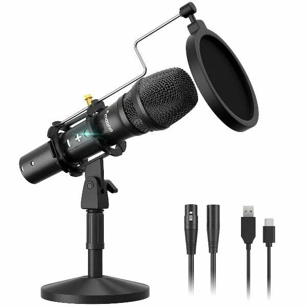 MAONO HD300 USB/XLR Dynamic Broadcast Microphone | Microphones ...