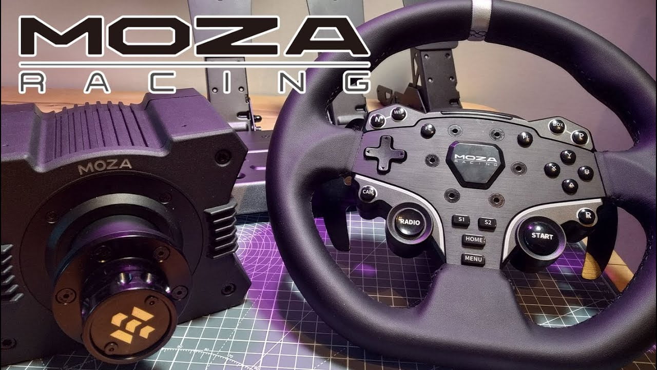 Moza R5 Combo Wheelbase+ES Steering Wheel+SR-P Lite