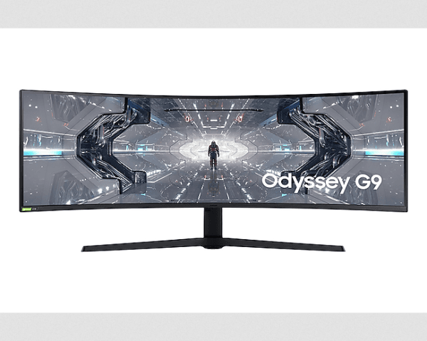 Samsung Odyssey G9 240Hz 1ms Super Ultra Wide Dual-WQHD G-Sync Gaming Monitor with 1000R Curved Screen