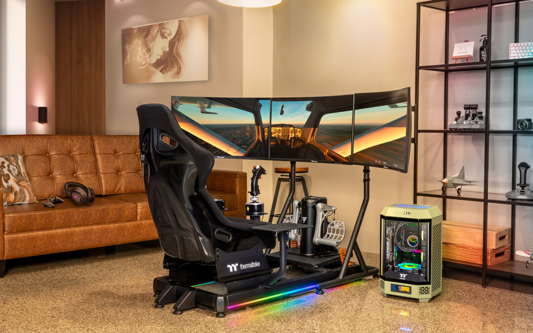 Thermaltake GF500 Flight Simulator Cockpit: Rig Premium untuk Serious Home Cockpit Setup